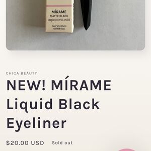Mírame Matte Black Eyeliner